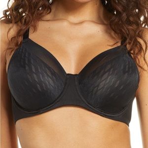 Wacoal 855336 Black Elevated Allure Underwire Bra US 36DDD / UK 36E